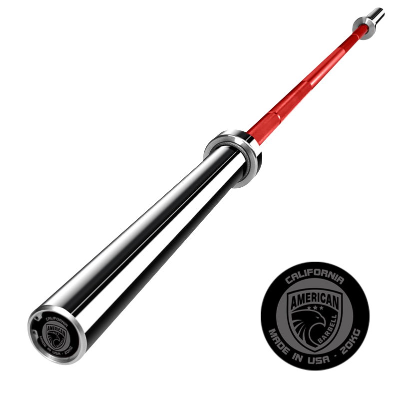 American Barbell Cerakote California Bar Red