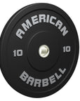 Black LB Urethane Pro Series Plates - American Barbell, Bumper Plates