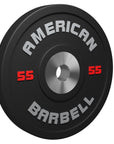 Black LB Urethane Pro Series Plates - American Barbell, Bumper Plates