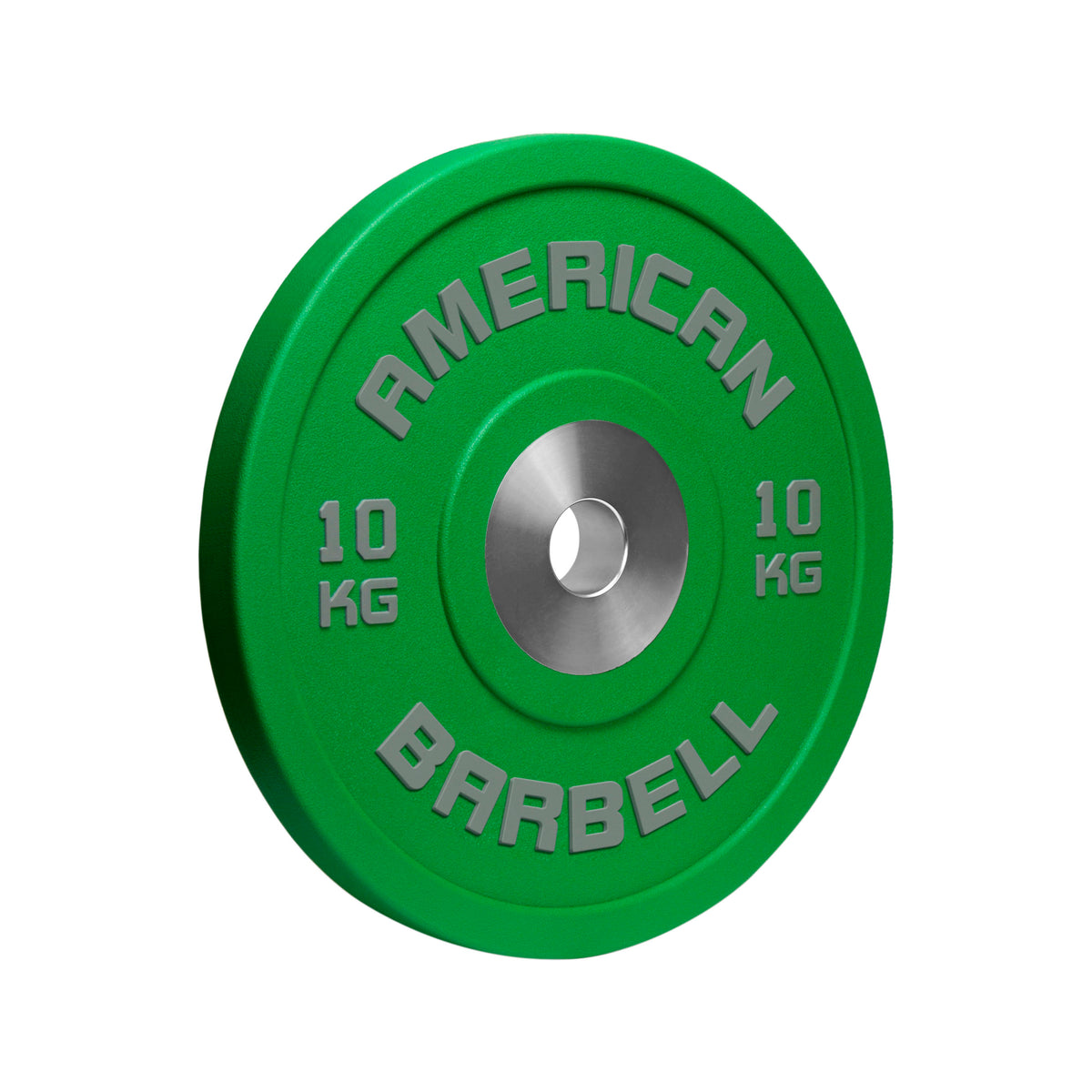 AMERICAN Barbell 10kg バンパープレート Bumper_Plates_Green10kgsquare_