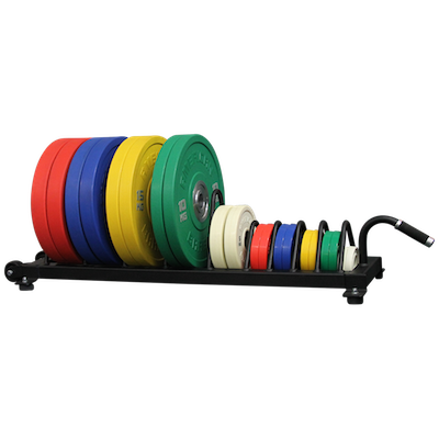 Horizontal Rolling Bumper Storage - American Barbell Gym Equipment