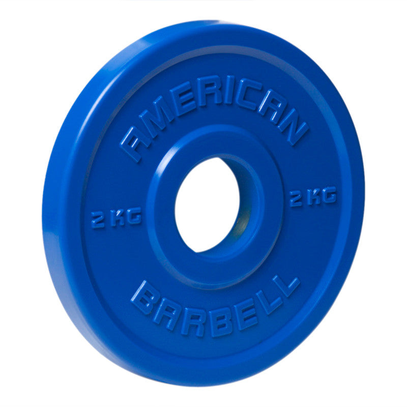American Barbell Kilo Urethane Fractional Plates - American Barbell Gym Equipment