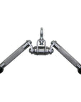 Rotating Solid Pressdown V - Bar Cable Attachment - American Barbell, Cable Attachments