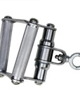 Solid Steel Seated Row Chinning Handle Cable Attachment - American Barbell, Cable Attachments