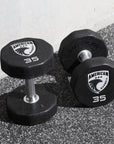 10 - Sided Urethane Dumbbells - American Barbell, Dumbbells