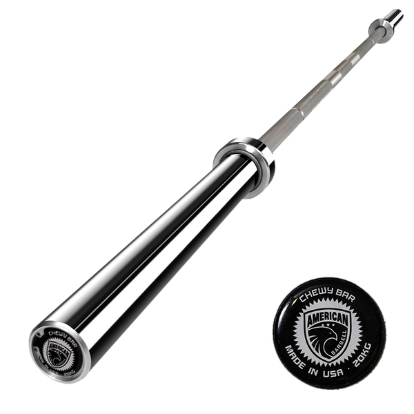 Stainless Steel IPF Power Lifting Chewy Bar American Barbell