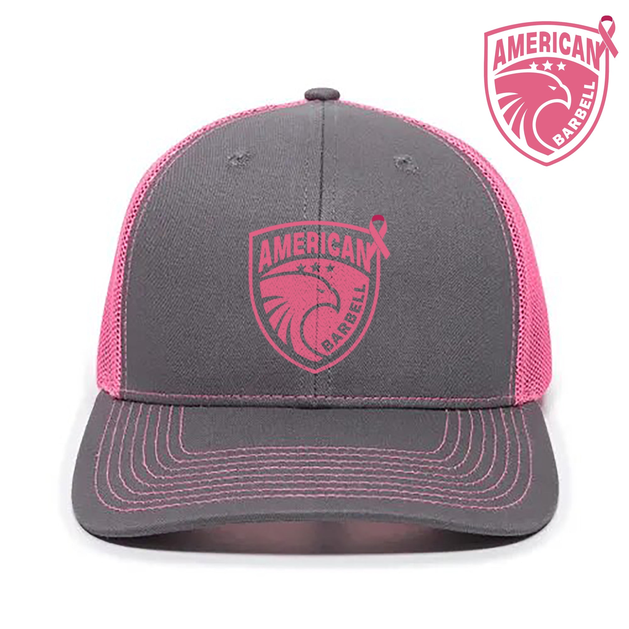 American Barbell Breast Cancer Awareness Trucker Hat - American Barbell,