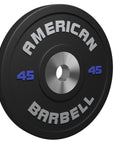 Black LB Urethane Pro Series Plates - American Barbell, Bumper Plates