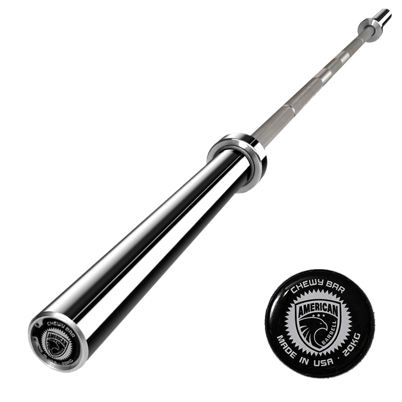 Stainless Steel IPF Power Lifting Chewy Bar - American Barbell, Bars