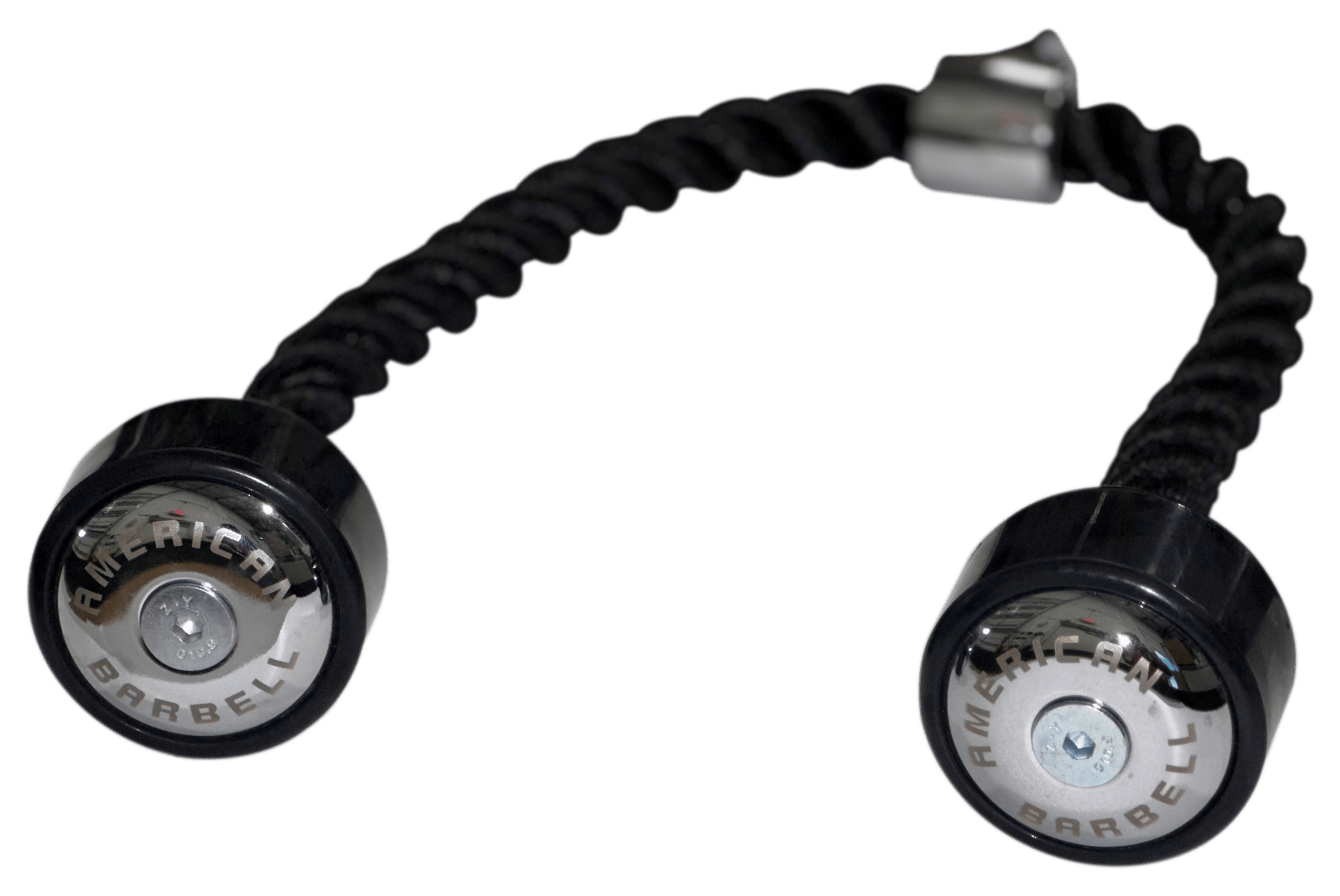 Triceps Press Down Rope Cable Attachment with Rubber Ends - American Barbell, Cable Attachments