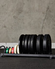 Horizontal Rolling Bumper Storage - American Barbell Gym Equipment