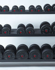3 - Tier Hex Dumbbell Rack (18") - American Barbell, Storage