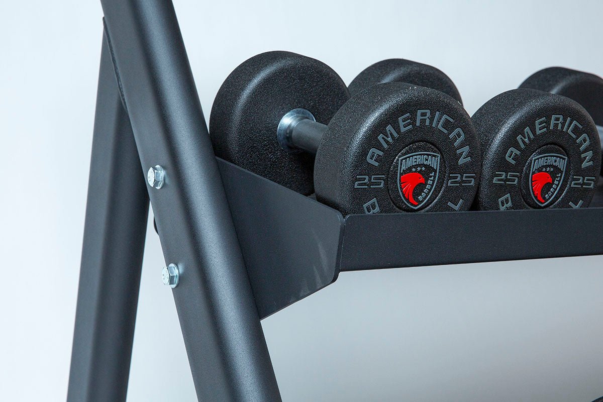 3 - Tier Hex Dumbbell Rack (18") - American Barbell, Storage