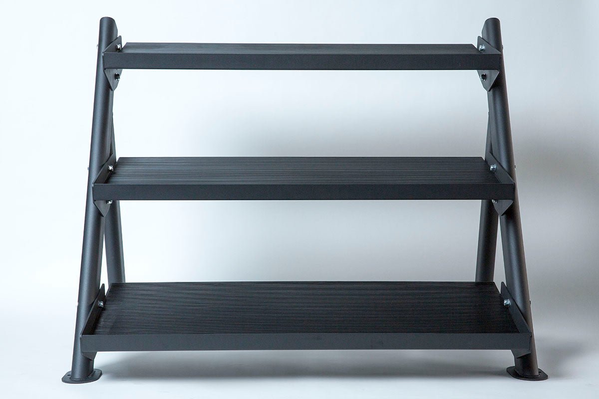 3 - Tier Hex Dumbbell Rack (18") - American Barbell, Storage