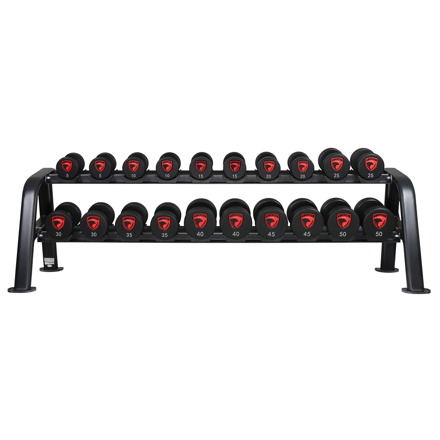 10 Pair Dumbbell Rack - American Barbell Gym Equipment