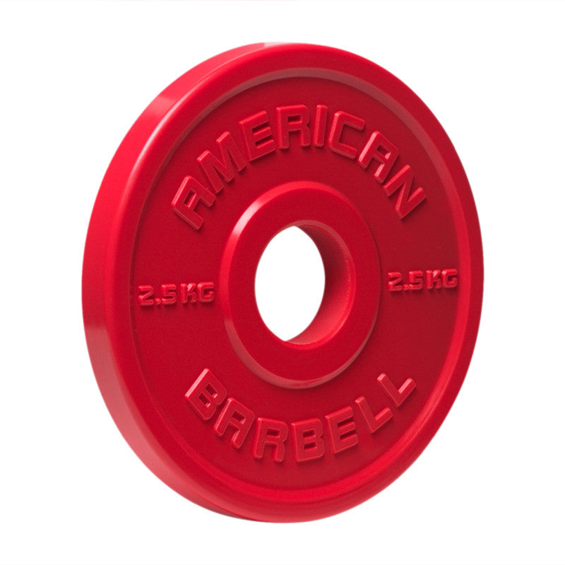 American Barbell Kilo Urethane Fractional Plates - American Barbell Gym Equipment