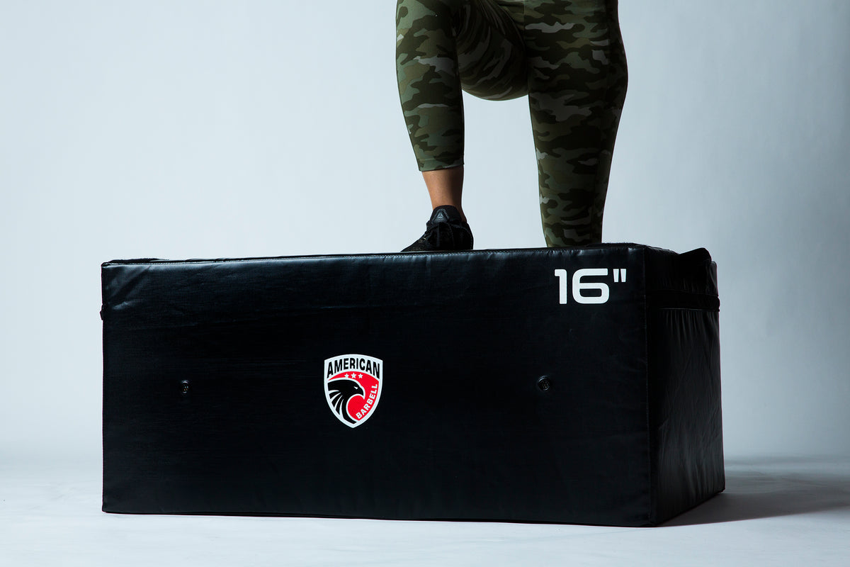 American Barbell MultiUse Stackable Foam Jerk Block Set