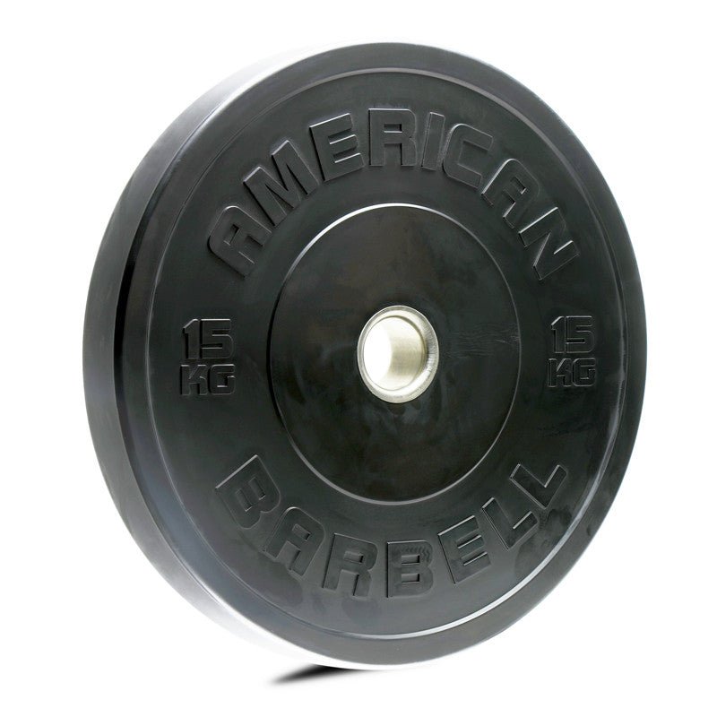 Black KG Sport Bumper Plates - American Barbell, Bumper Plates