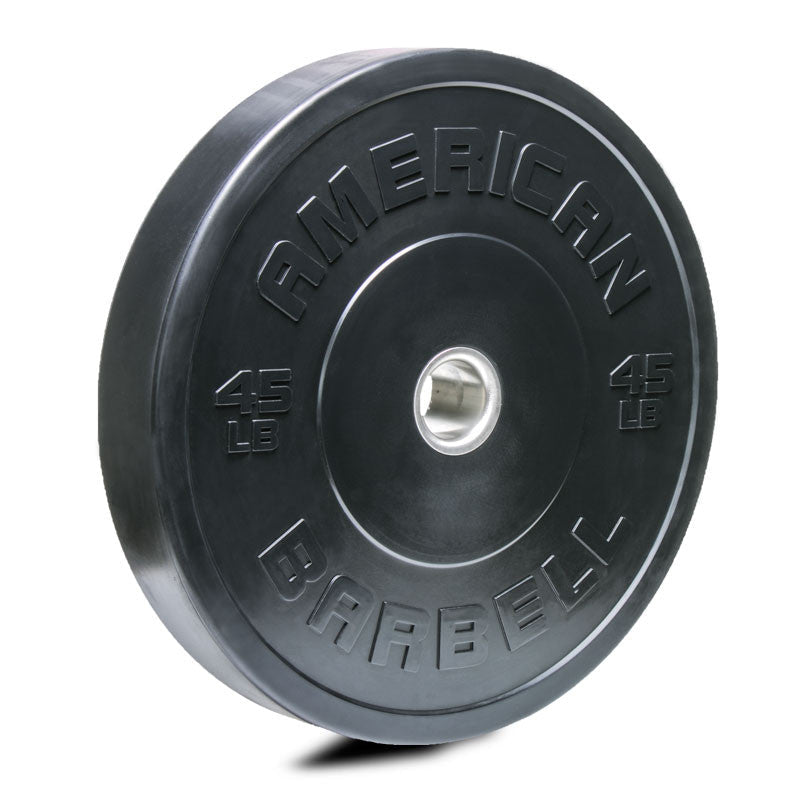 Black LB Sport Bumper Plates - American Barbell, Bumper Plates