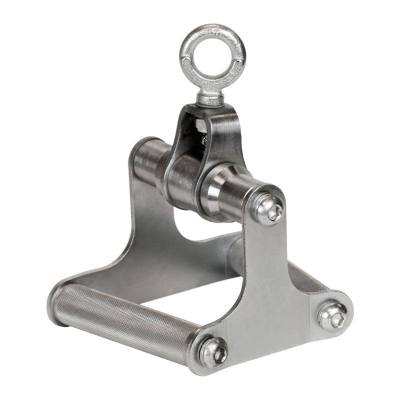 Solid Steel Seated Row Chinning Handle Cable Attachment - American Barbell, Cable Attachments