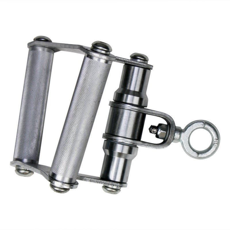 Solid Steel Seated Row Chinning Handle Cable Attachment - American Barbell, Cable Attachments