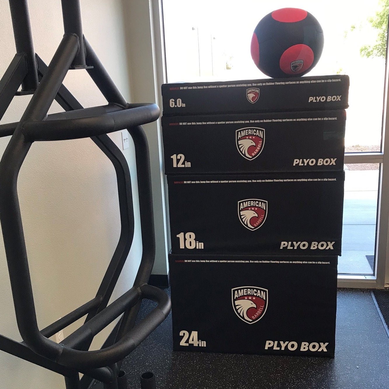 Stackable Rectangular Plyo Box Set - American Barbell, Conditioning Equipment