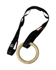 Wood Gym Rings with Straps - American Barbell, Rings